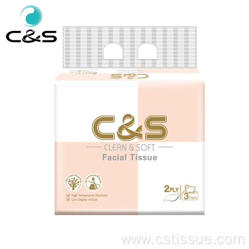 Biodegradable Soft Pack Facial Tissue